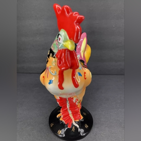 Poultry in Motion Rooster Statue Vintage Sharon Neahaus Created Artist - Picture 7 of 8